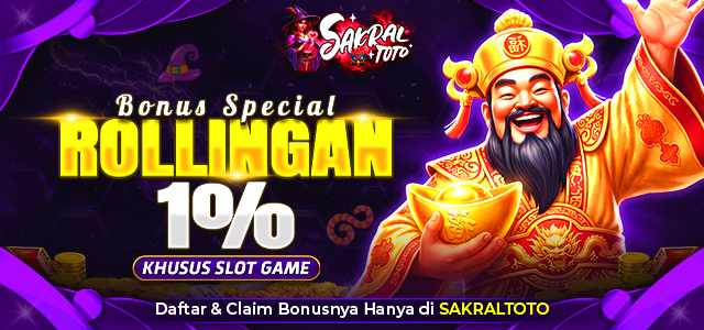 BONUS X-TRA ROLLINGAN SLOT 1%